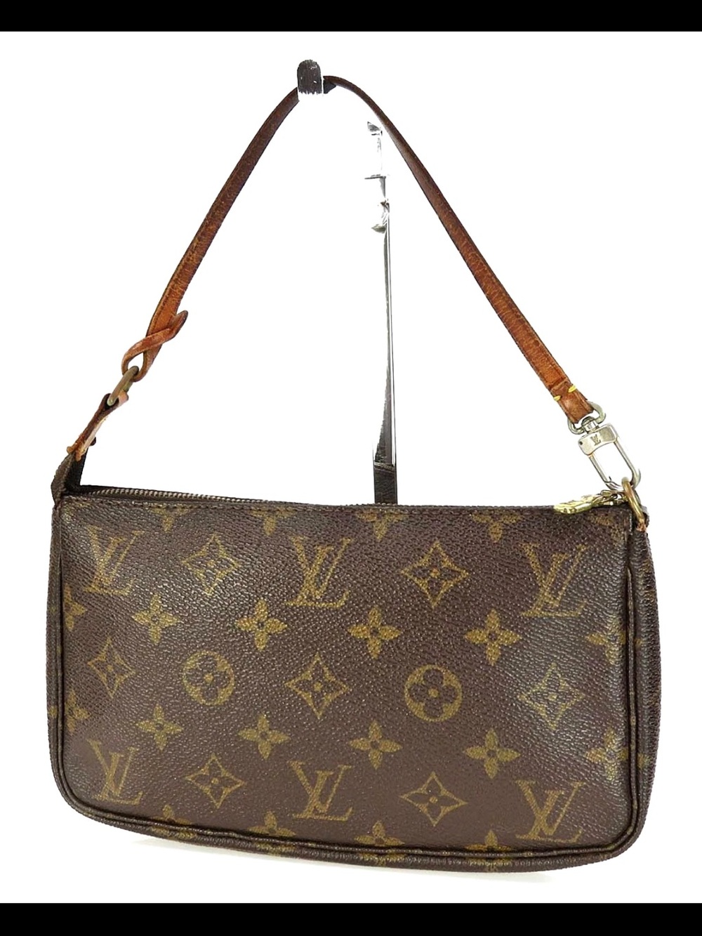 Louis Vuitton Monogram Canvas Small Shoulder Bag in Brown